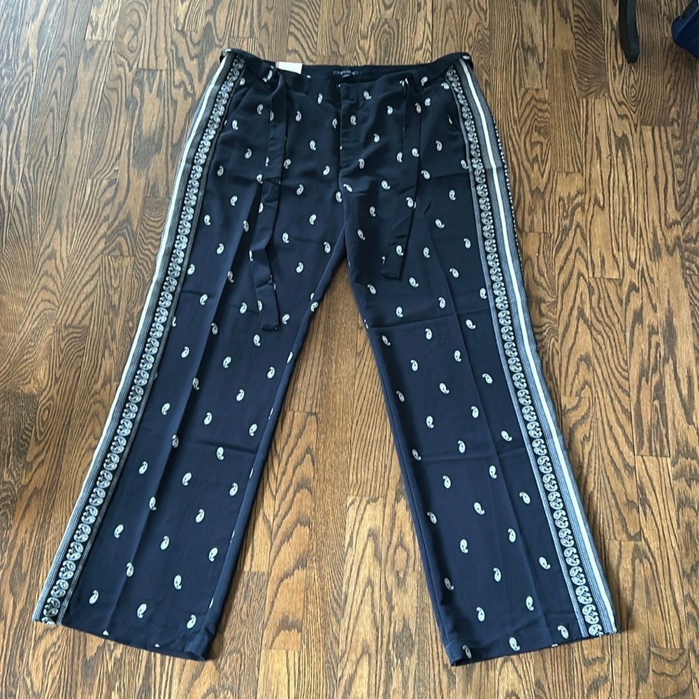 Tommy Hilfiger paisley trousers